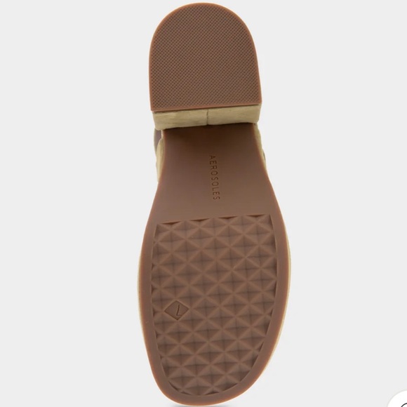 Aerosoles Clarkson Platform Sandal - Olive Suede - Picture 4 of 8